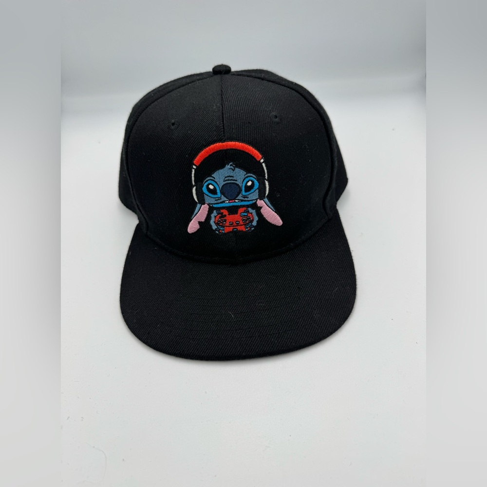 Disney Lilo and Stitch Gamer Stitch Black snapback